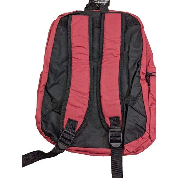Moda West Kids Backpack 17" – Red or Black Padded Straps Front Pocket New - Picture 12 of 16